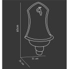 Siena falikút antikolt ezüst