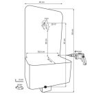 Las Vegas falikút szürke