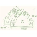 Tömlőtartó Toscana zöld