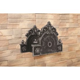 Tömlőtartó Toscana antikolt ezüst