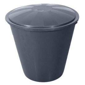 ECOTANK szürke, kerek esővízgyűjtő 300 literes
