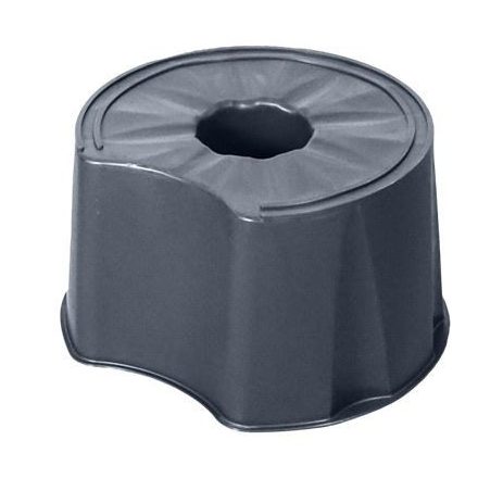 Szürke, kerek esővízgyűjtő magasító 210 és 300 lteres tartályhoz