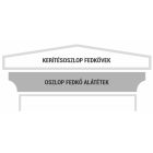 Róma kerítés oszlop fedlap alátét