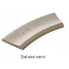 Róma 30 medence szegély, bal oldali alsarok, íves tetejű