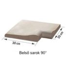 Róma 30 medence szegély, 90°-os belső sarok, íves tetejű