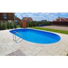 Róma 30 medence szegély, 90°-os belső sarok, íves tetejű