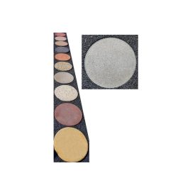   Kör Alakú Tipegő/Lépőkő, szürke, egom-kő (átmérő: 40 cm)