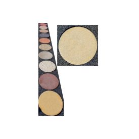   Kör Alakú Tipegő/Lépőkő, homoksárga, egom-kő (átmérő: 40 cm)