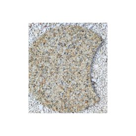   Kiharapott Kör Alakú Tipegő/Lépőkő, gyöngykavics, egom-kő (átmérő: 60 cm)