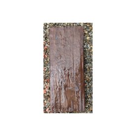 Vasúti talpfa, sima, barna, egomkő (58x24x5 cm)