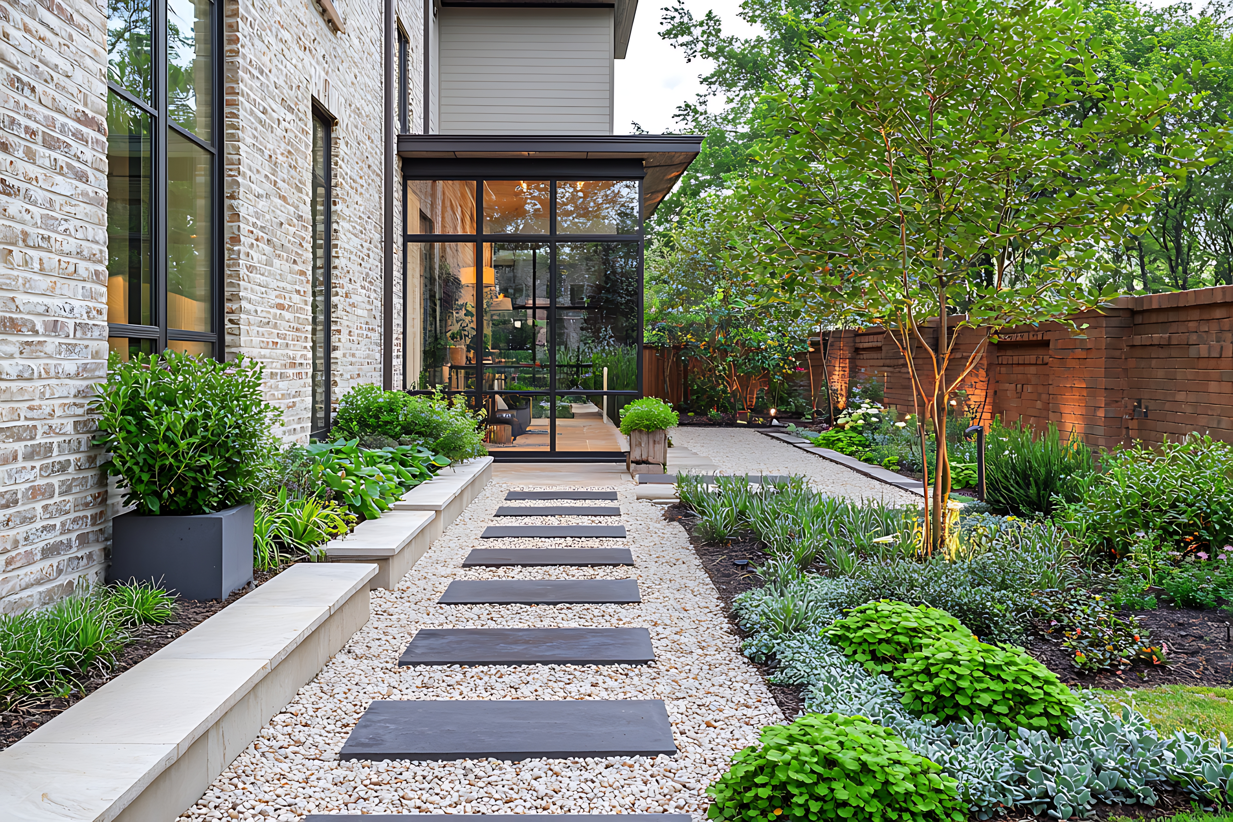 Modern kertek, természetes elemek – hogyan illeszd be a díszkavicsokat és kerti murvákat?